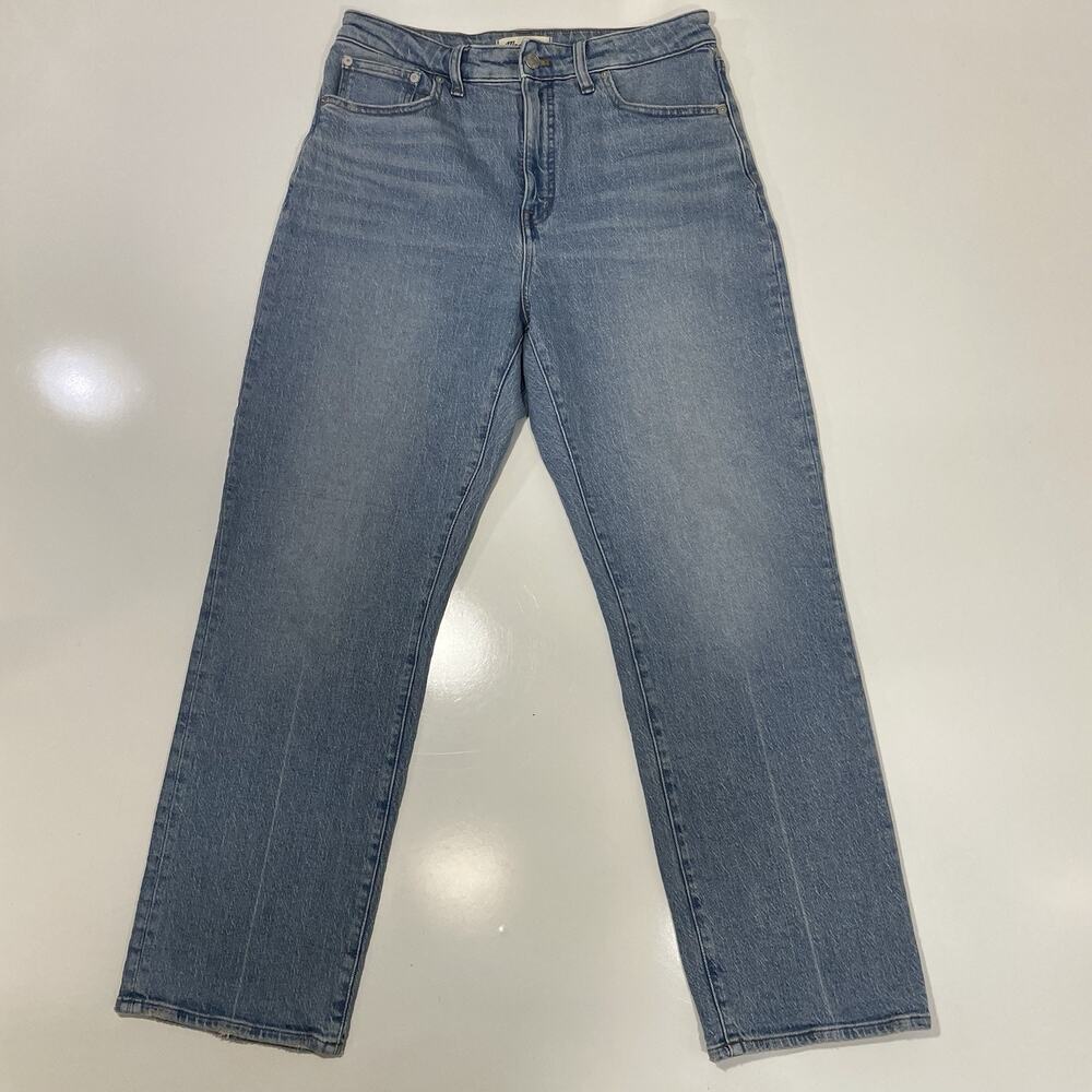 Madewell The Perfect Vintage Straight Jeans Women's 30x29 Blue High-Rise Casual